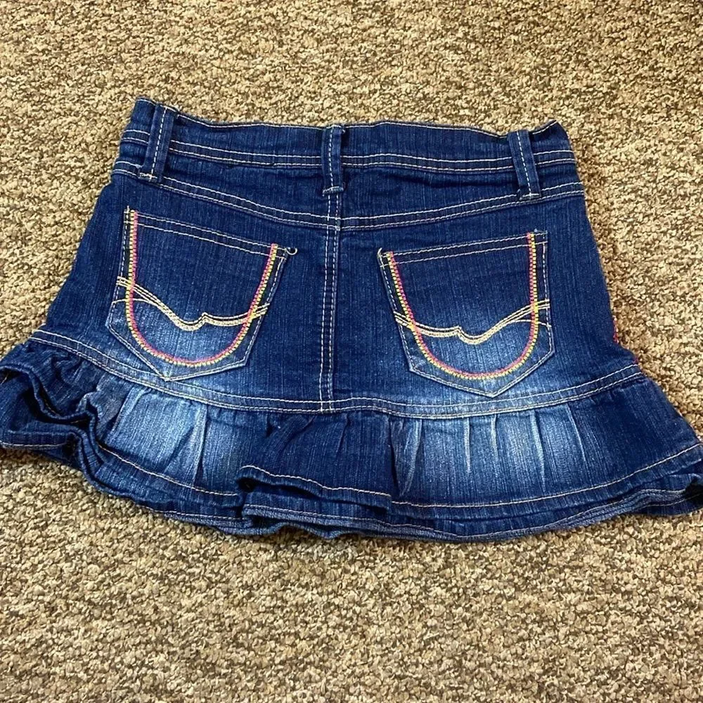 Vintage South Pole  Denim Kids Skirt And Short Size 10 New No Tag